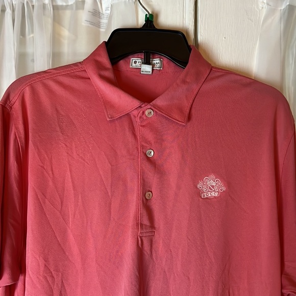 Peter Millar Other - peter millar summer comfort polo shirt Men’s Large ROCC Club made in Korea